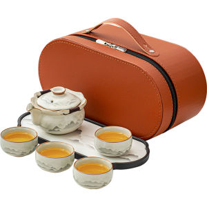 XIANGYE | Portable Ceramic Anti-scald Teapot and Tea Cup Set