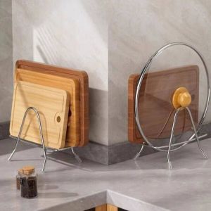 Stainless Steel Pot Cover Rack Chopping Board Holder Dish Lid Drying Storage Rack Anti-Slip Cutting Board Holder: A Comprehensive Guide