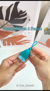 TASSEL 2 SUSUN KATUN PREMIUM AKSESORIS UNDAGAN (1 PCS)