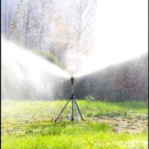 หัวฉีดสปริงเกลอร์น้ำ สปริงเกอร์ขาตั้ง สปริงเกลอร์อัตโนมัติสำหรับสวนสนามหญ้าอุปกรณ์ให้น้ำในสวน  พื้นที่ขนาดใหญ่ การครอบคลุมการปล่อยน้ำแบบหมูน้ำแบบยืดหดได้ - สมาร์ทแวร์เครื่องมือคอมพิวเตอร์