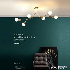 【MG】Modern Ceiling Lights for Bedroom Exquisite Living Room Chandelier Ceiling Light for Living Room