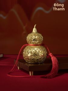 TONGSHIFU | Quà Tân Gia Phòng Khách Để Bàn Trang Trí Hương Nến Đồng Hình Quả Bầu