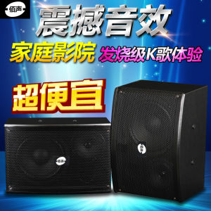 Professional Stage Sound System Set 6.5 Inch Full Frequency Speaker Pair for Home KTV Karaoke Use by Baosheng