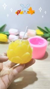 Khuôn Làm Nến Khuôn Silicon Hình Nụ Sen