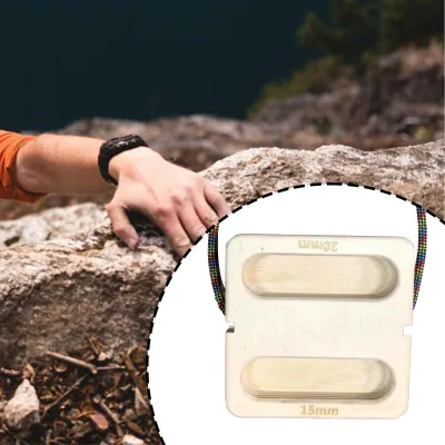 Climbing Hangboard Portable Building Core Strength Rock Climbing Training Hand Wrist Forearm Strengthener Wooden Hang Board