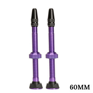 BOLANY 2pcs Bicycle Valve 40mm/60mm MTB Road Bike Tubeless Tires Conversion Anodize Aluminum Alloy Sealant Accessories