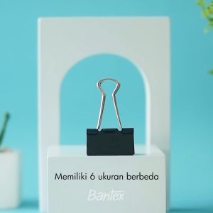Bantex Binder Clip / Penjepit Kertas 105 - 260 Classic Black