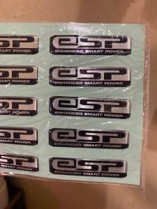 Stiker Emblem eSP Di Tutup Filter Beat Pop Eco Street Vario 110 Fi eSP Vario 125 150 PCX ADV 150 Ori