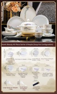 Yomerto | Aesthetic Ceramic Dinnerware Set