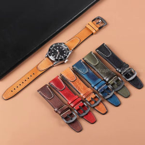 Zenia 24mm Comfortable Skin-friendly Premium Retro Genuine Leather Watch Strap for Garmin Venu X1 COROS NOMAD APEX 4 46mm APEX4 Sport Watch Accessories