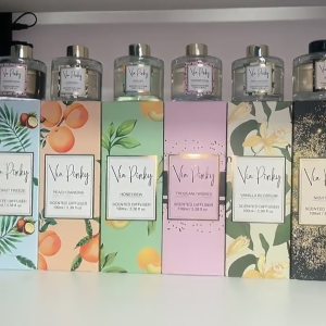 💯 ORI Home Diffuser Via Pinky Air Freshener Pewangi Rumah Aromatherap Reed Diffuser Pewangi Bilik Tidur Home Perfume