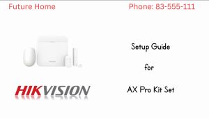 <SG Local> HIKVISION AX PRO Wireless Control Panel Kit Alarm DS-PWA64-Kit-WB Future Home Solution