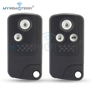 REMTEKEY Smart Car Key Case Fob 2/3 Buttons Uncut Blade for Honda CRV Fit 2009 2010 2011 Remote Shell