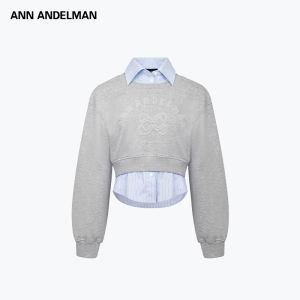 ANN ANDELMAN | New Fake Two-Piece Foamy Print Sweater