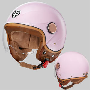 AIS | Mens Half Helmet for Motorcycles Scooters 4-Seasons Protection