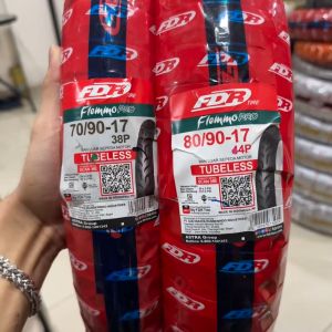 FDR Paket Ban Motor Flemmo Pro 70/90-17 & 80/90-17 Tubeless TL Motor Bebek FREE PENTIL