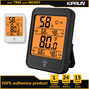 KIPRUN Digital Temperature and Humidity Meter Indoor Outdoor Thermometer Hygrometer Home Office Table Monitor Hygrothermograph With Backlight