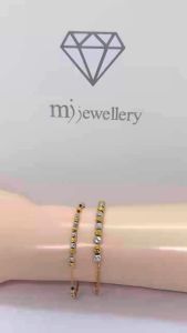 MJ Jewellery 916/22K Gold Beaded Bracelet T122