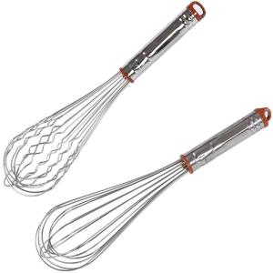 SANNENG | Mini Stainless Steel Egg Whisk for Home Baking