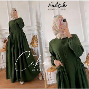Gamis Cika Cringkel air flow