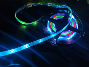 Lampu Running 5050 Paket Lengkap 5 meter Full Colour + IP Pintar Waterproof LED Nyala Otomatis