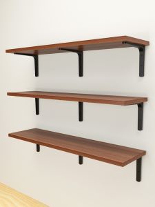 evesigar | Wall Mounted Kitchen Shelf Wooden Storage Rack