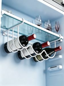 WUBUWEI | Refrigerator Shelving Rack for Wine Hanging Beverage Storage