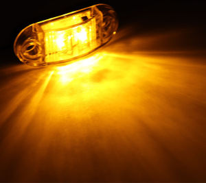 12v / 24v Led Side Marker Light For Truck Side Clearance Marker Light Warning Lamp 12V LED Red White Amber For Trailer Lorry