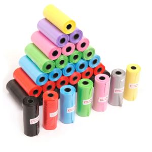 KANTONG POOP BAG /KANTONG KOTORAN ANJING KUCING PET POP BAG ORGANIK ISI 15 PER ROLL