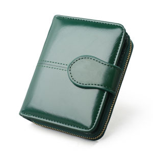 Ladies Oil Wax Leather Wallet