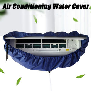 Air Conditioner Cleaning Air Conditioning Cover Washing Wall Mounted Anti-Dust Sleeve Protector Bag with Water Outlet
