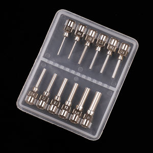 12 Pack Dispensing Needle Stainless Steel Blunt Tip Needle 0.5 Inch 8G 10G 12G 16G 18G 20G 26G 30G Glue Needle