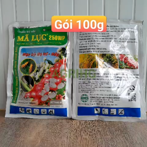 Thuốc trừ sâu Mã Lục 250 WP Gói 100g VithacoThuốc trừ sâu rầy trứng rầy bọ trĩ bọ nhảy bọ cánh tơ cánh cam rệp sáp rệp muội HG