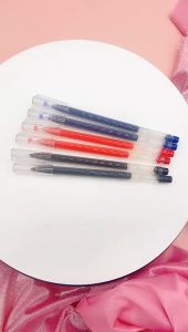 LD-A46 Pena Gel Alat Tulis Pulpen 0.5mm Motif Polos Simple / Pena Perlengkapan Sekolah Ballpoint