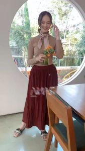 Rok Plisket Polos Motif Sevilla By Rania Fashion