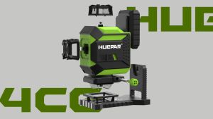 Huepar 4D 16 Lines Laser Level Self-Leveling 360° Cross Line Green Beam Laser Level with Pulse Mode Alignment Laser Tool with Li-ion Battery and Type-C Charging Port 704CG