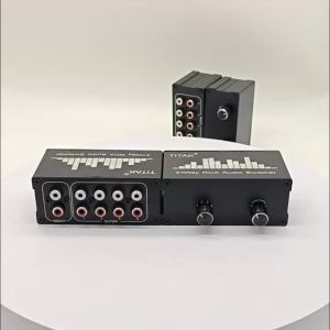 Công Tắc RCA Hai Chiều 4 Chiều Nhỏ Gọn Không Cần Nguồn Điện Bên Ngoài Cho Bộ Khuếch Đại Bộ Chuyển Đổi Âm Thanh HiFi Thiết Bị Âm Thanh