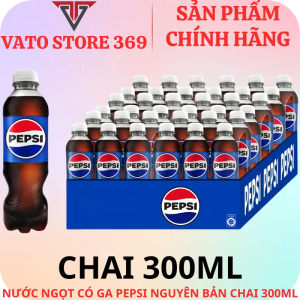 Nước ngọt có ga PEPSI cola nguyên bản chai 300ml