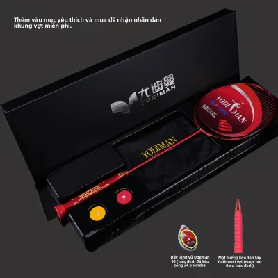YODIMAN | Vợt Cầu Lông Ultra-light Full Carbon 8U Tốc Độ