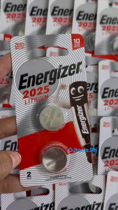 2pack Energizer 3v CR2025 Lithium Coin Cell Battery