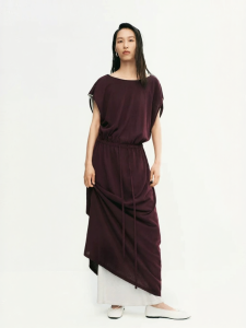 edition | Womens 2026 Autumn New Cotton Hemp Two-Piece Knit Dress