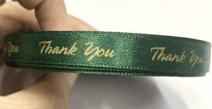 Cuộn ruban vải "thank you" bản 1cm.