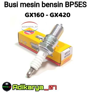 Busi Gasoline Engine Mesin GX160 BP5ES Model PANJANG Busi Pompa Air sawah busi genset 2500 watt Busi Honda GX160 200 270 390