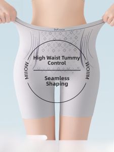 Miiow | MiiOW Cat Woman Safety Pants Underwear Two-In-One Ice Silk Thin Womens Base Layer Pants Invisible Seamless High Waist Briefs