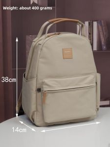 Kah&Kee Luxury Japanese Oxford Spining Womens Backpack Waterproof Commuter Style Double Root Shoulder Bag with Computer Pocket