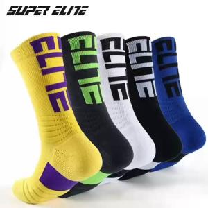 Mens elite socks basketball socks thick non-slip sports socks trendy socks