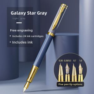 HERO | Aesthetic Hard Nib Fountain Pen for Calligraphy and Signature 0.7mm