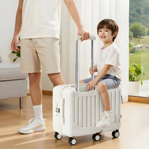 Sit-capable Multifunctional Lightweight Childrens Luggage 20 Inches