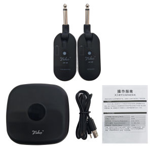 IRIN | ZIKO X3 UHF Wireless Guitar System Audio Transmission Receiver with Automatic Charging Case for Electric Guitar Bass Violin
