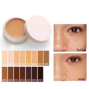 15 Màu Sắc Che Phủ Toàn Bộ Khuôn Mặt Kem Che Khuyết Điểm Kem Nền Chống Thấm Nước Vết Thâm Do Đốm Sửa Chữa Nền Trang Điểm Cho Mọi Loại Da